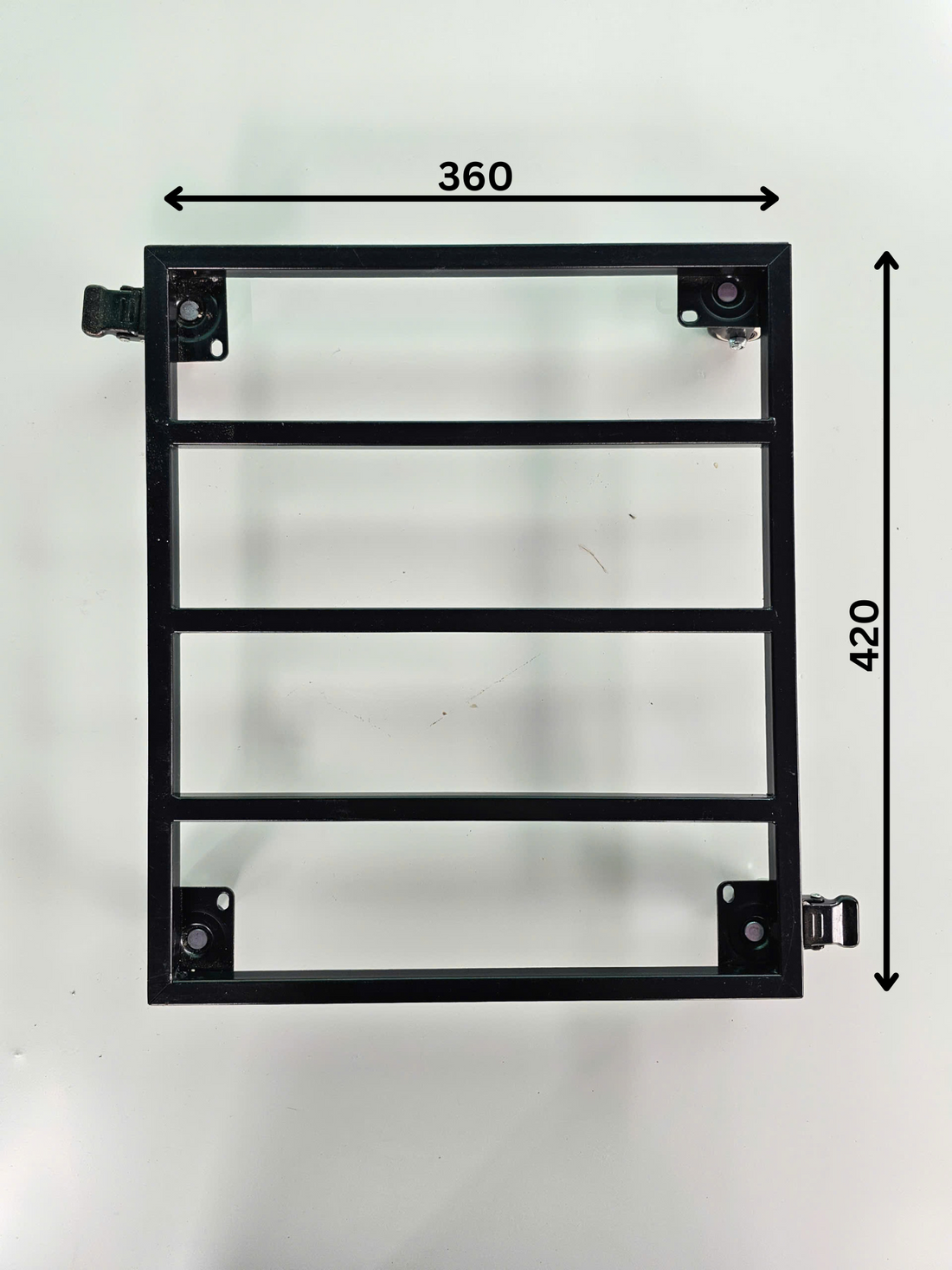 Đế Lót Chậu Composite Hình Chữ Nhật Có Bánh Xe