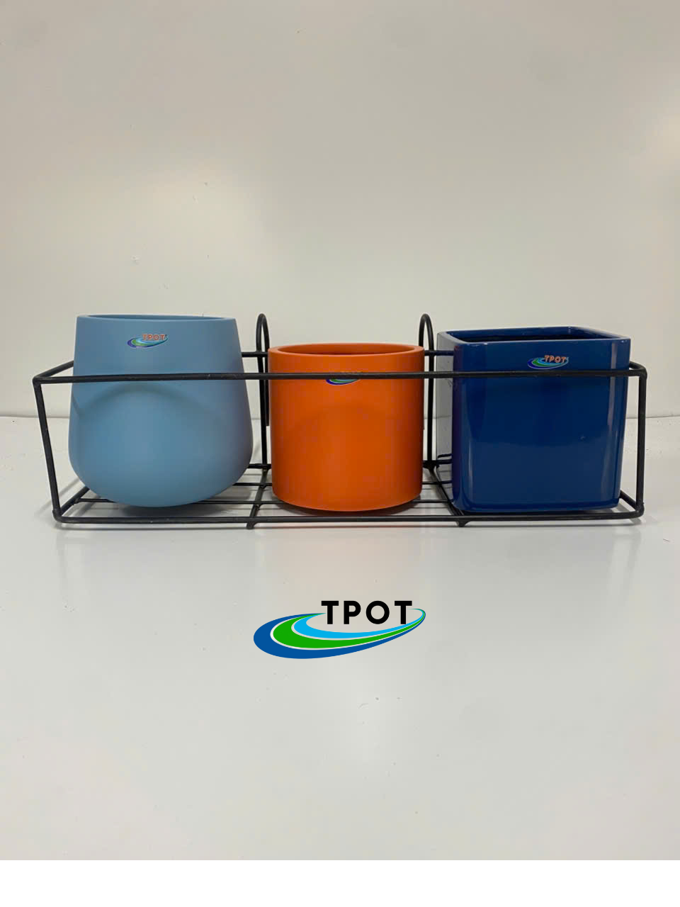 Giỏ Chữ Nhật Treo Chậu Composite